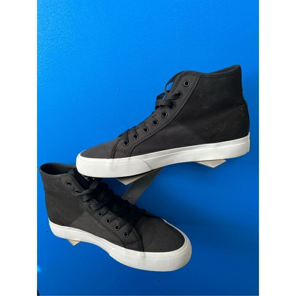 DC Men's Skate Shoes Manual HI TXSE DC Black 10 Skateboarding Co High Top